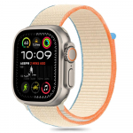 Tech-Protect Nylon Strap jaoks Apple Watch 6 / 7 / 8 / 9 / 10 / SE / Ultra 1 / 2 (44 / 45 / 46 / 49 MM) - Beige