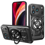 Defender Armor Mag dėklas for iPhone 17 Pro 6,3" juodas