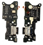 Lanksčioji jungtis Xiaomi Redmi 10 2022 su įkrovimo kontaktu ir mikrofonu (service pack)
