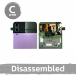 LCD ekranas suderinamas su Samsung F721 Z Flip4 (i&scaron;orinis) su rėmeliu / Bora violetinis / (8/10 i&scaron;ardytas)