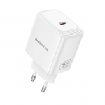 Borofone BN33 Fuente GaN USB-C v&otilde;rgulaadija QC3.0 PD 40W valge