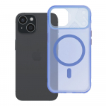 Case for iPhone 15 Aurora compatible with MagSafe blue
