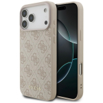 Guess 4G Classic &uuml;mbris mudelile iPhone 17 Pro Max / 18 Pro Max &ndash; v&auml;rv: roosa