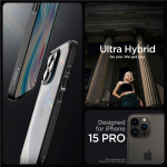 Spigen Crystal Hybrid iPhone 15 Pro &Uuml;mbris - must