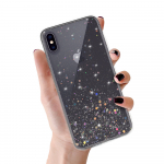 Briliantinis skaidrus dėklas telefonui Iphone X/XS