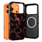 Tech-Protect Lamano MagSafe &uuml;mbris jaoks iPhone 17 Pro - must and punane