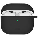 Uniq Nexo AirPods 4 + Ear Hooks Silicone case - black
