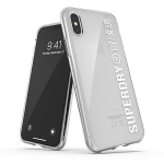 SuperDry Snap iPhone X/Xs Skaidrus dėklas baltas 41576