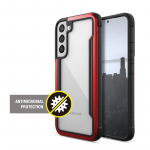 X-Doria Raptic Shield Pro &uuml;mbris seadmele Samsung Galaxy S22+ 5G, mikroobivastase kaitsega, punane
