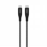 Energizer Ultimate C541CKBK USB-C&ndash;USB-C laadimis- ja andmekaabel, 2 m, 100 W, must