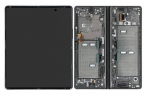 LCD screen Samsung F916 Z Fold2 5G koos touch screen ja frame Mystic Must original (used Grade C)