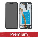 Ekranas skirtas Huawei Mate 20 Lite su rėmeliu / Midnight Black / OEM