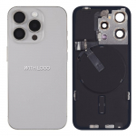 Galinis dangtelis skirtas iPhone 15 Pro / Natural Titanium / (All parts included) / OEM