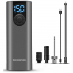 Rockbros 42720001001 elektriline jalgrattapump LED-ekraaniga + USB-C - USB-A kaabel - must