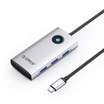 Orico PW11 6-in-1 USB-C dokkimisjaam 3x USB-A 3.0 1x USB-C 3.0 1x USB-C PD 100W 1x HDMI 4K 30Hz - h&otilde;bedane