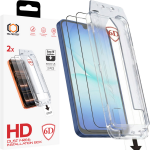 Tel Protect Dust-Free Easy Fit Full Glue 6D karastatud klaas Samsung Galaxy A16/A17 4G/5G must - 2 tk