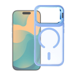 Case for iPhone 18 Pro Max / 17 Pro Max Forcell F-Protect Shadow Stand Premium compatible with MagSafe light blue