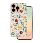 Glow Glam &uuml;mbris jaoks iPhone 16 Pro Max 6,9" valge