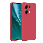 Etteri Silicone &uuml;mbris jaoks Xiaomi Redmi Note 13 4G raspberry