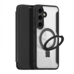 Dux Ducis Skin X Pro &uuml;mbris with magnetic ring / stand jaoks Samsung S24 - must