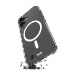 Puro Impact Clear D3O MagSafe Silicone &Uuml;mbris jaoks iPhone 16 - L&auml;bipaistev