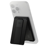 Uniq Heldro ID magnetinė piniginė su stovu ir dirželiu - juodas