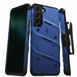 ZIZO BOLT Bundle &uuml;mbrisekomplekt seadmele Samsung Galaxy S22+, sinise ja musta v&auml;rviga