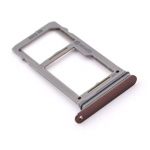 SIM kortelės laikiklis Samsung N960F Note 9 rudas (Cooper) ORG