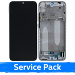 LCD Ekraan &Uuml;hildub Xiaomi Mi A3 Koos Frame / More than Valge / (Service Pack)