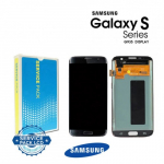LCD Ekraan &uuml;hilduv Samsung G935 S7 Edge Must (Service Pack) (Raamita versioon)