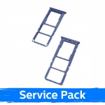 SIM stalčiukas skirtas Samsung A750 A7 2018 SIM kortelės stalčiukas mėlynas originalus (Service Pack)