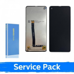 Ekranas skirtas Samsung G715 Xcover Pro juodas (Service Pack / Aftermarket)(NF version)