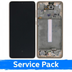 LCD Ekraan &Uuml;hildub Samsung A336 A33 5G Koos Frame / Peach / (Service Pack)