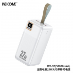 I&scaron;orinė baterija WK Design "WP-97" balta 50000mAh (27W)