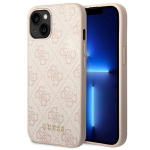 Guess GUHCP14MG4GFPI iPhone 14 Plus 6,7" r&oacute;żowy/pink hard case 4G Metal Gold Logo