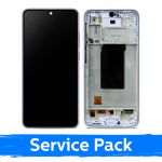 Samsung A376 A37 5G-ga &uuml;hilduv LCD-ekraan raamiga / heleviolett / (Service Pack)
