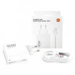 Laadija originaal Xiaomi (BHR9459EU) 90W + type-C kaabel valge karbiga