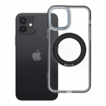Frame Circle Stand &uuml;mbris mudelile iPhone 12, MagSafe'iga &uuml;hilduv &ndash; must