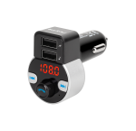 Auto FM-saatja Bluetooth-funktsiooniga (2 USB-pesa)
