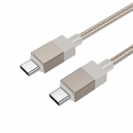 Kaabel USB C to USB C Hoco 3A 60W 1 m X110 kuldne