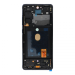 FixCell LCD ekranas SAMSUNG S20 FE OLED su rėmeliu tamsiai mėlynas