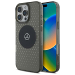 Mercedes MB &Uuml;mbris Star Pattern jaoks iPhone 16 Pro - must