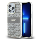 DKNY IML Mono & Stripe MagSafe &uuml;mbris jaoks iPhone 15 Pro - beige