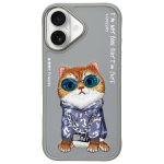 Nimmy Glasses Cool Cat iPhone 16 &Uuml;mbris - Hall