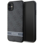 Guess GUHCN61P4SNK iPhone 11 / Xr pilkas/pilkas hardcase 4G Stripe