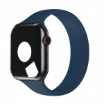 APPLE DIRŽELIS APPLE WATCH SOLO LOOP 42/44/45MM SIZE 8 STORM BLUE be pakuotės
