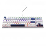 Machenike K500B-B87 Juhtmega mehaaniline m&auml;nguklahvistik taustvalgustusega, Red Switch - valge