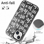 Pnakqil Christmas Dėklas iPhone 16 Pro Max Ho! ho! Juodas