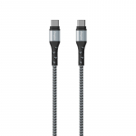 Energizer Ultimate C521CKSL USB-C&ndash;USB-C laadimis- ja andmekaabel, 2 m, h&otilde;bedane
