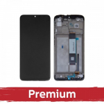 Ekranas skirtas Xiaomi Redmi 9T / Poco M3 juodas su rėmeliu OEM